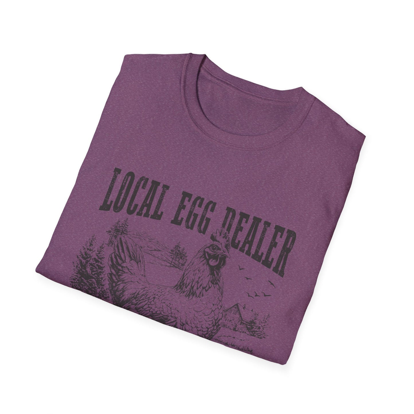 Local Egg Dealer T-Shirt — Vintage Chicken Farm Tee