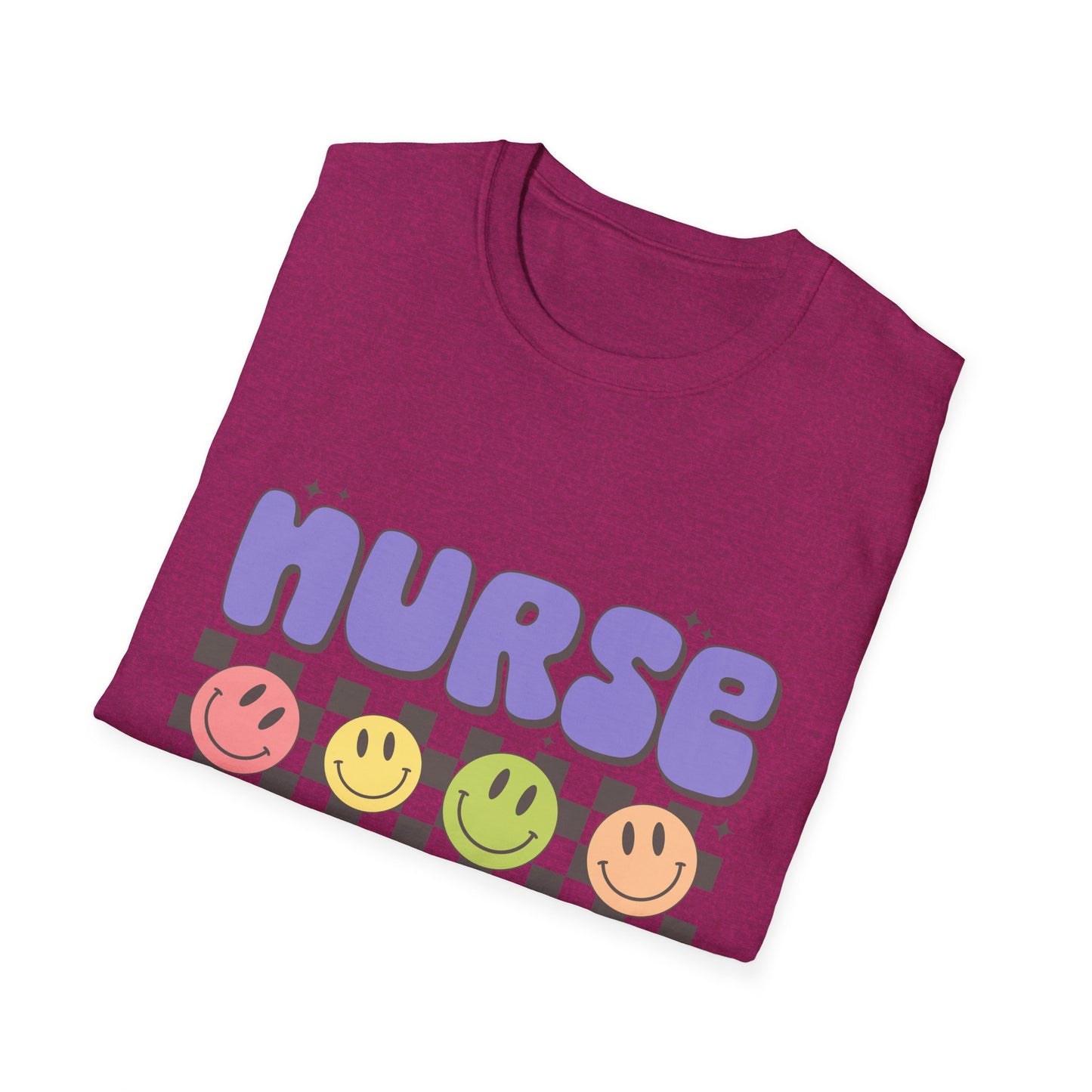Nurse Nurse Cute Smiley Graphic T-Shirt