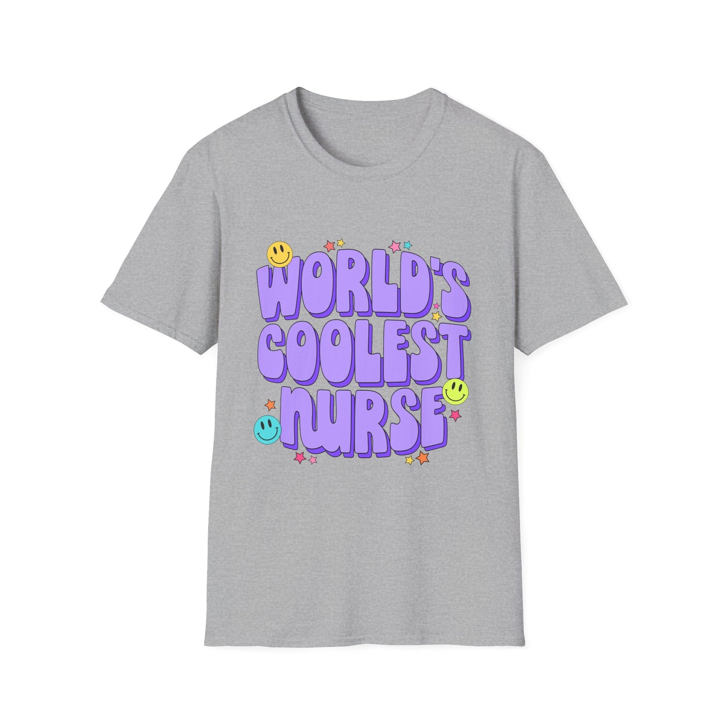 World's Coolest Nurse Unisex Softstyle T-Shirt - Fun & Comfy Gift for Nurses