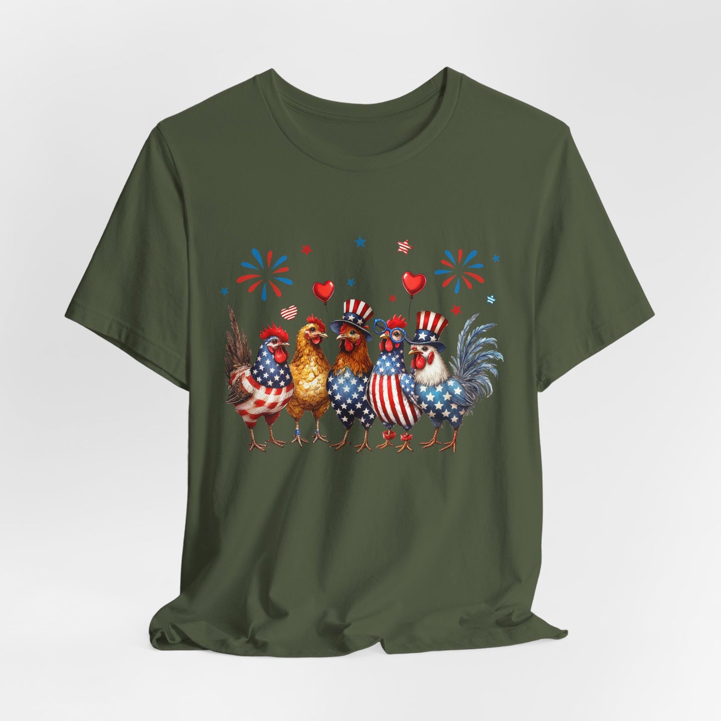 Chicken Patriotic Tee
