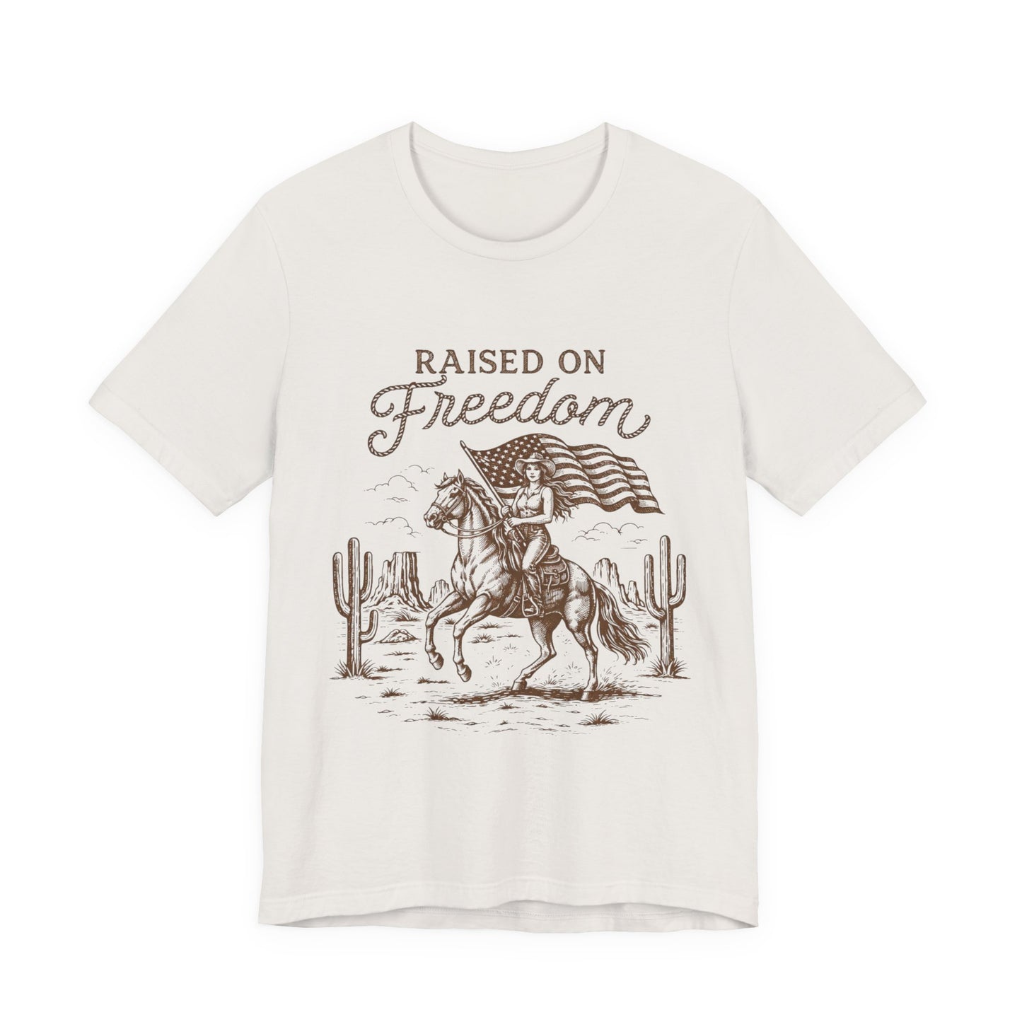 Raised on Freedom Western Tee