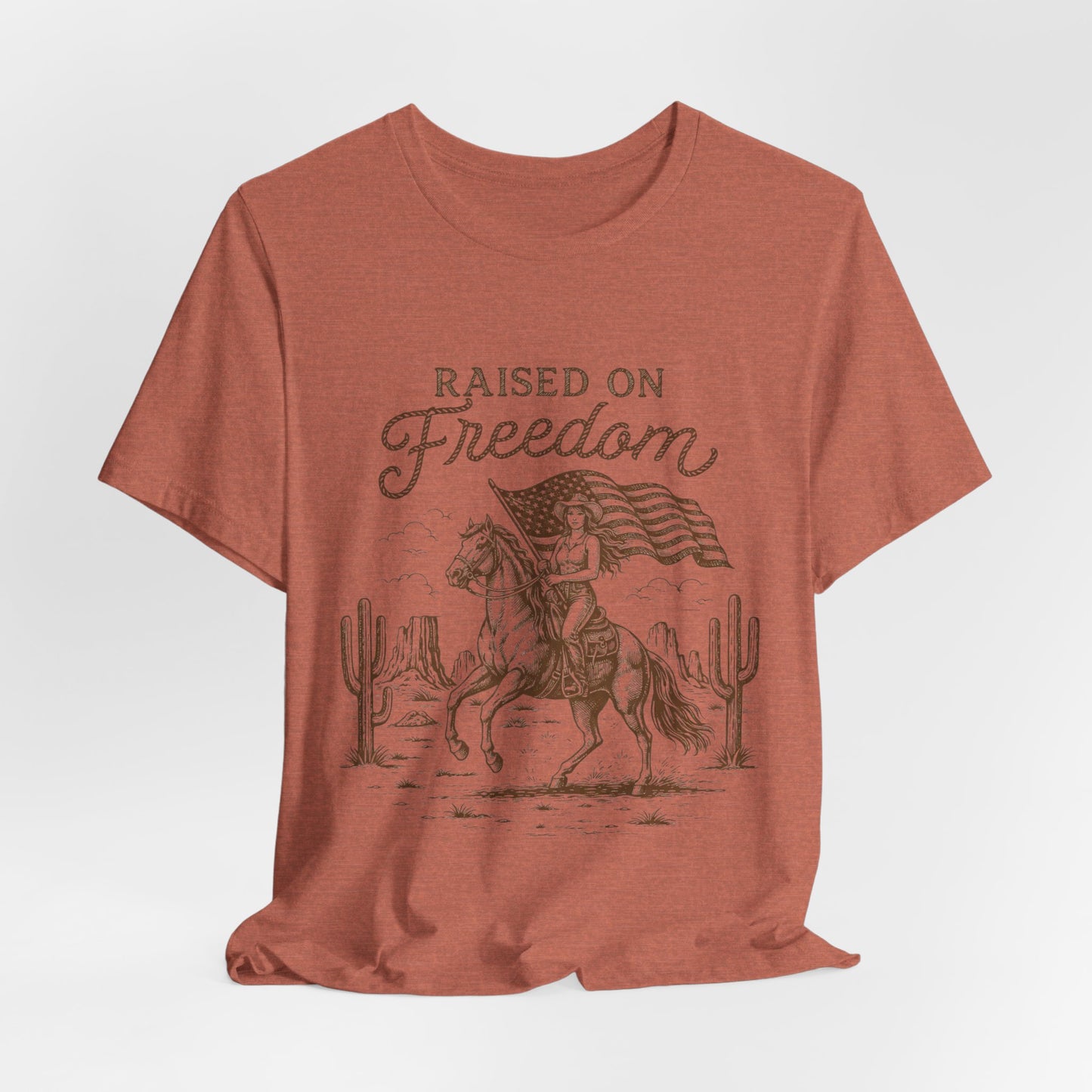 Raised on Freedom Western Tee