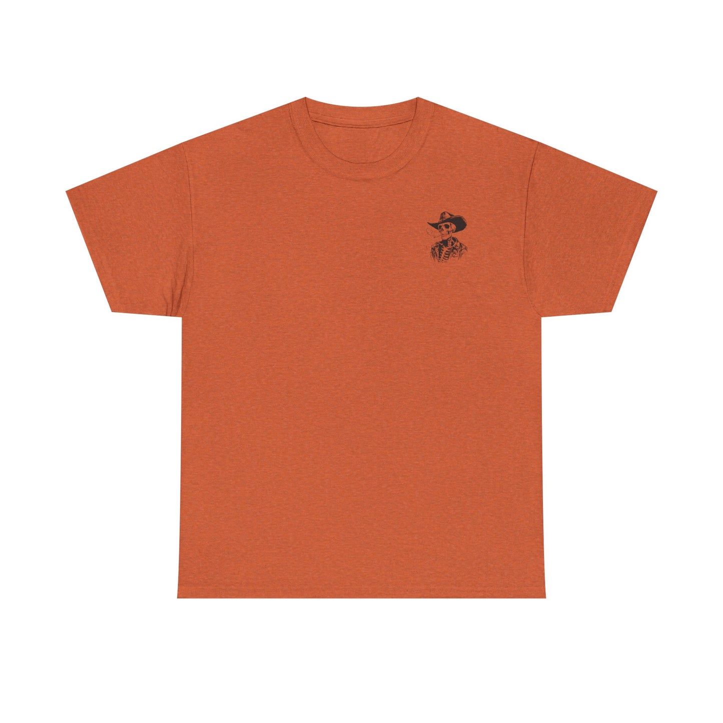 Skeleton Cowboy T-Shirt — Western Skull Graphic Tee