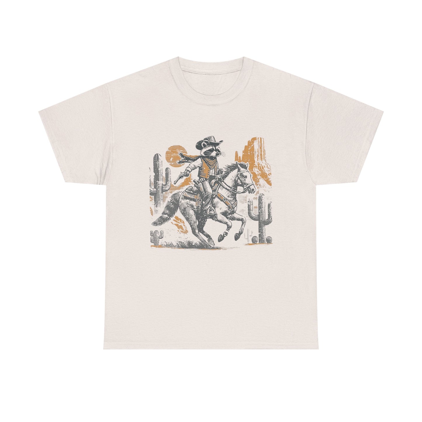 Cowboy on Horseback T-Shirt - Vintage Western Rodeo Desert Graphic Tee