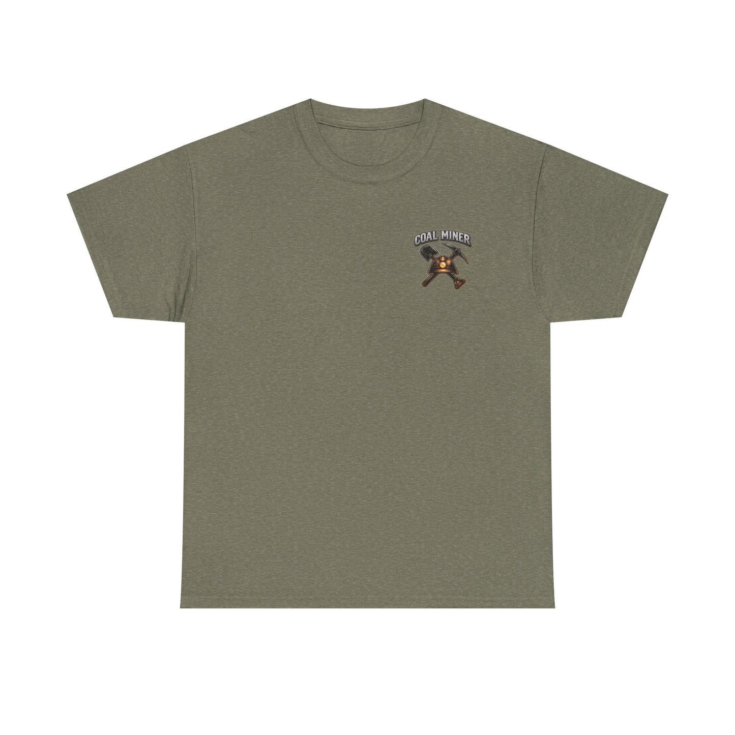 Coal Miner T-Shirt — "Forgotten in the Dark" Skull Hardhat Graphic Tee