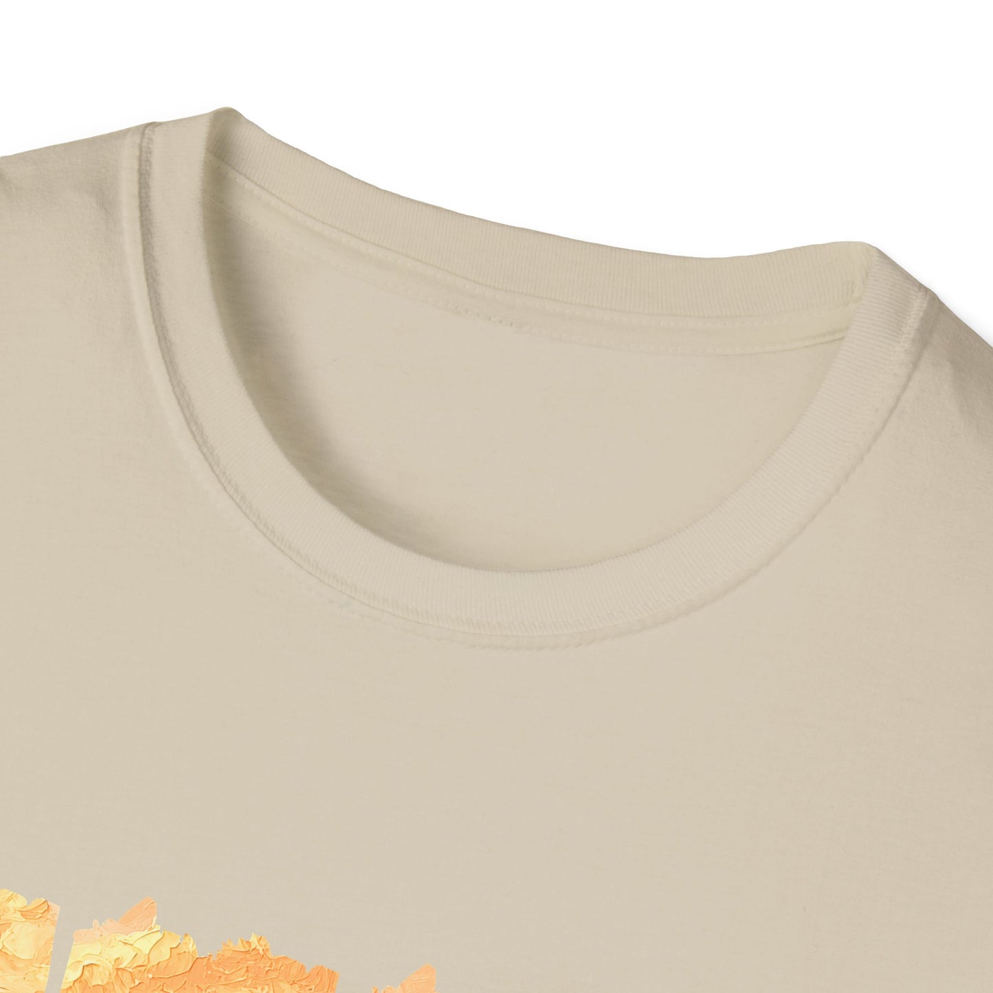 Sunflower Mountain Poster T-Shirt — Scenic Field & Peaks Graphic Tee