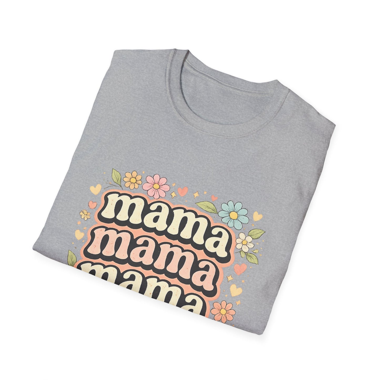 Mama Floral T-Shirt — Retro Mom Gift for Mother’s Day