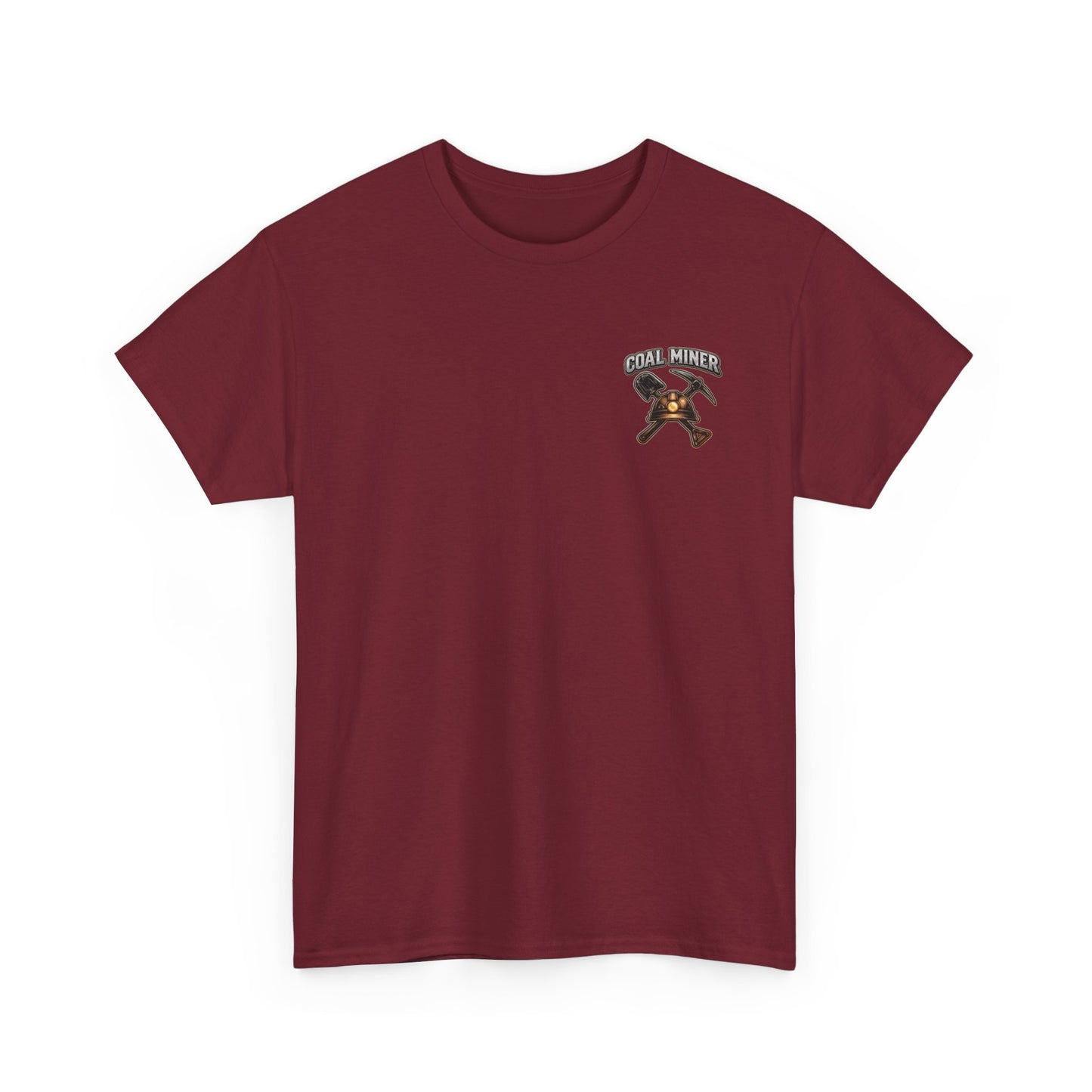 Coal Miner T-Shirt — "Forgotten in the Dark" Skull Hardhat Graphic Tee