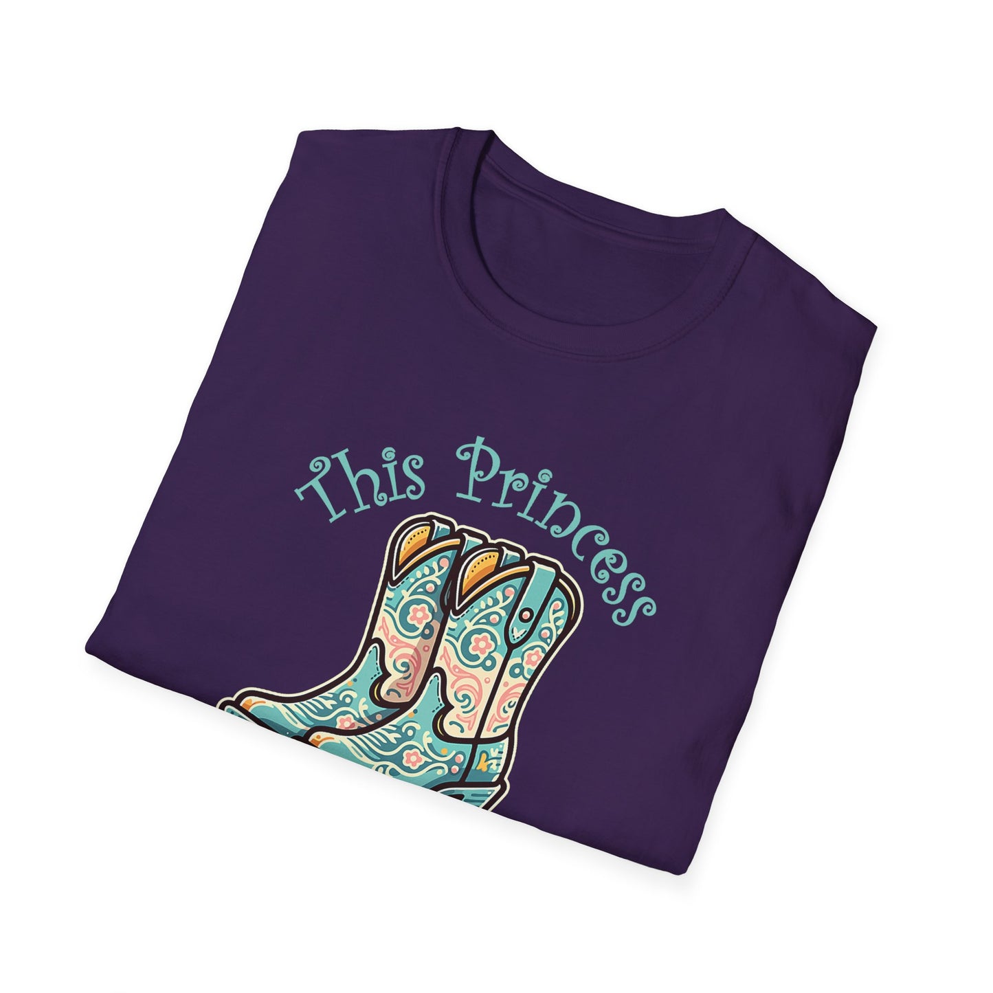 Cowgirl Boots T-Shirt — "This Princess" Western Graphic Tee