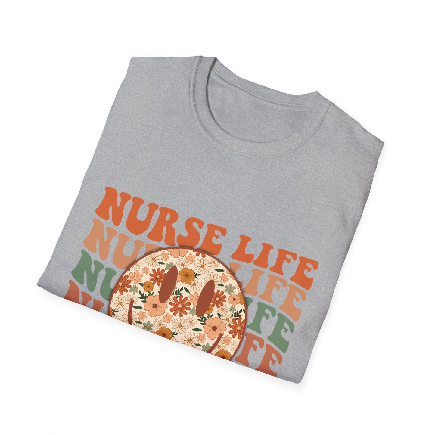 Nurse Life Floral Pizza T-Shirt