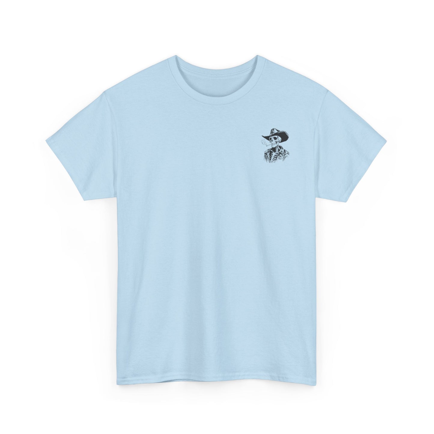 Skeleton Cowboy T-Shirt — Western Skull Graphic Tee