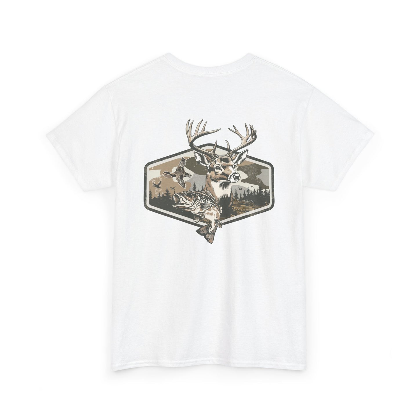 Deer Hunter Graphic Tee — Buck & Forest Outdoor T-Shirt