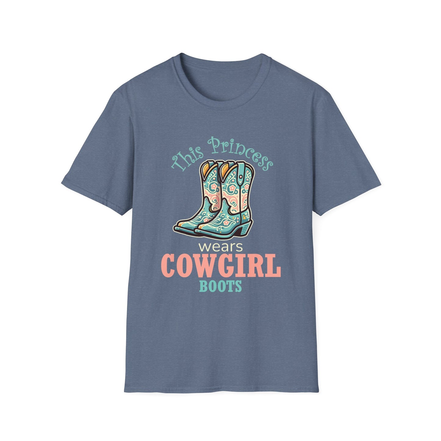 Cowgirl Boots T-Shirt — "This Princess" Western Graphic Tee