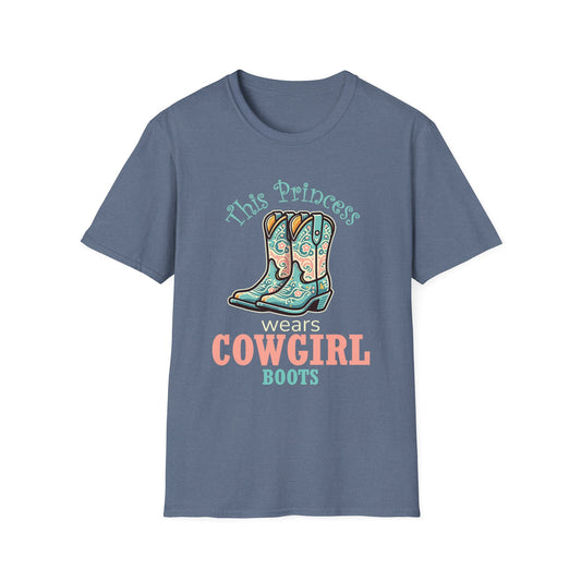 Cowgirl Boots T-Shirt — "This Princess" Western Graphic Tee