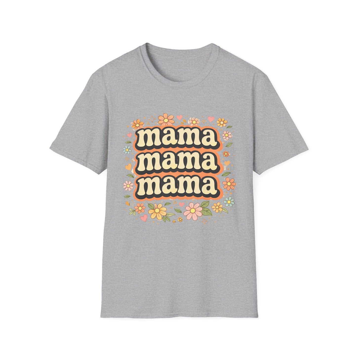 Mama Floral T‑Shirt — Retro Flower Mother's Day Tee