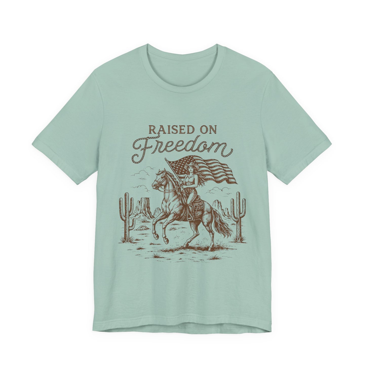 Raised on Freedom Western Tee