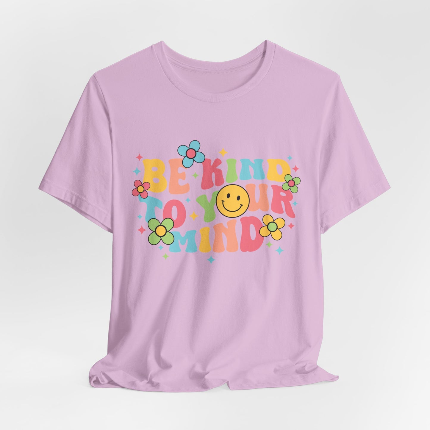 Be Kind to Your Mind T-Shirt — Retro Smile Mental Health Awareness Tee