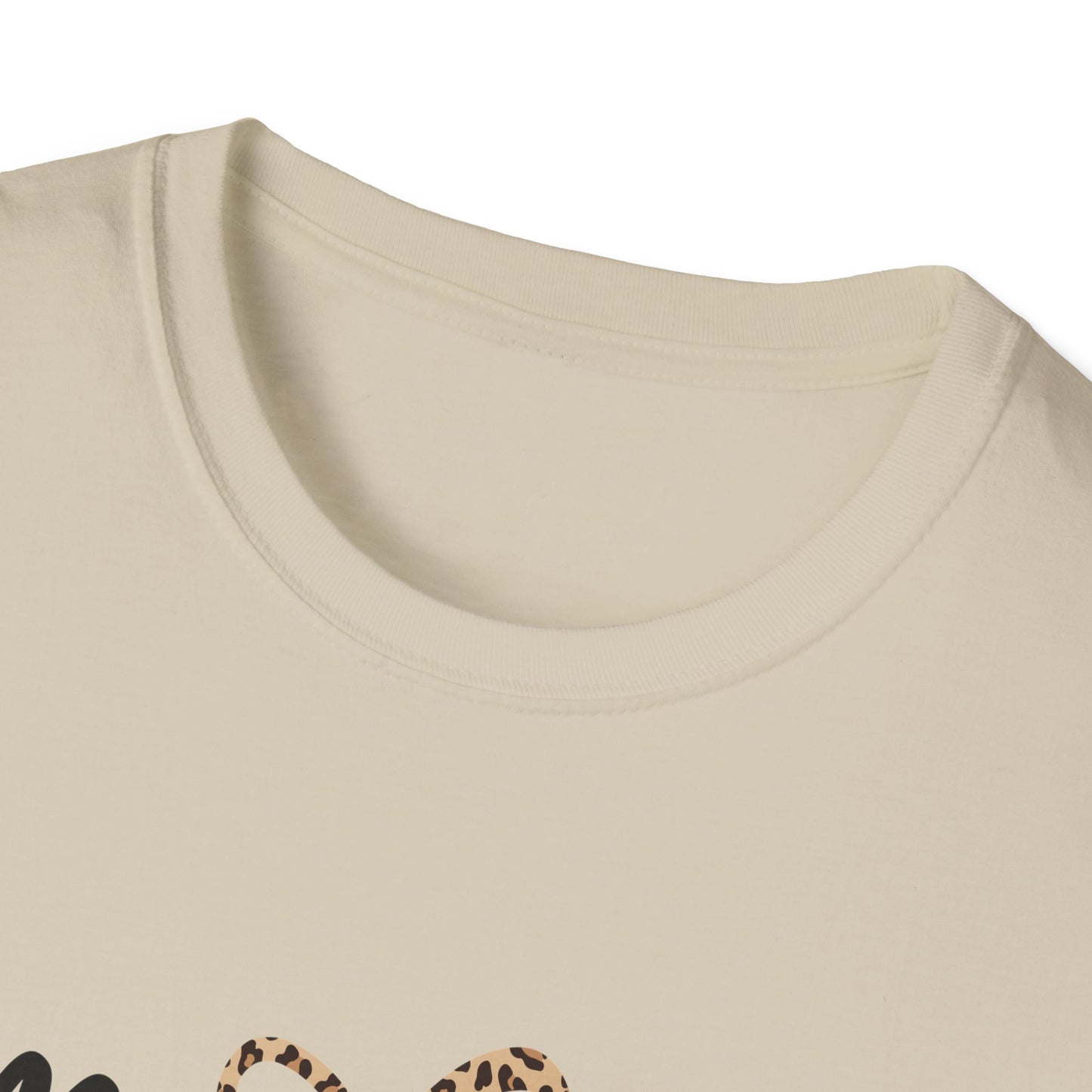Teacher Graphic Tee — "I'm Literally Just a Teacher" Leopard Bow