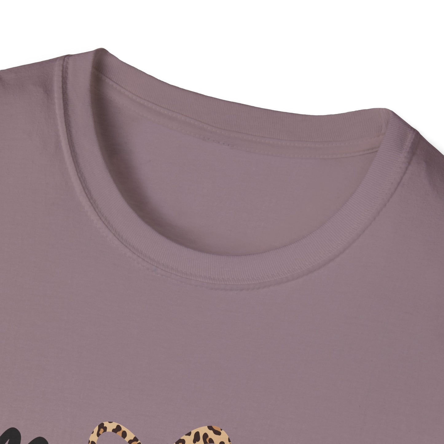 Teacher Graphic Tee — "I'm Literally Just a Teacher" Leopard Bow