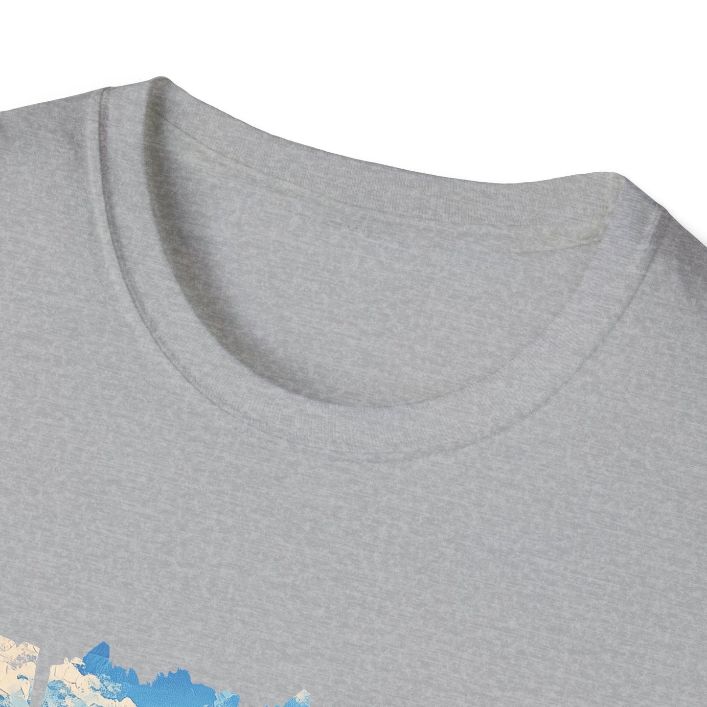 Wildflower Hills Scenic Tee — 'Live in It' Landscape Graphic T-Shirt