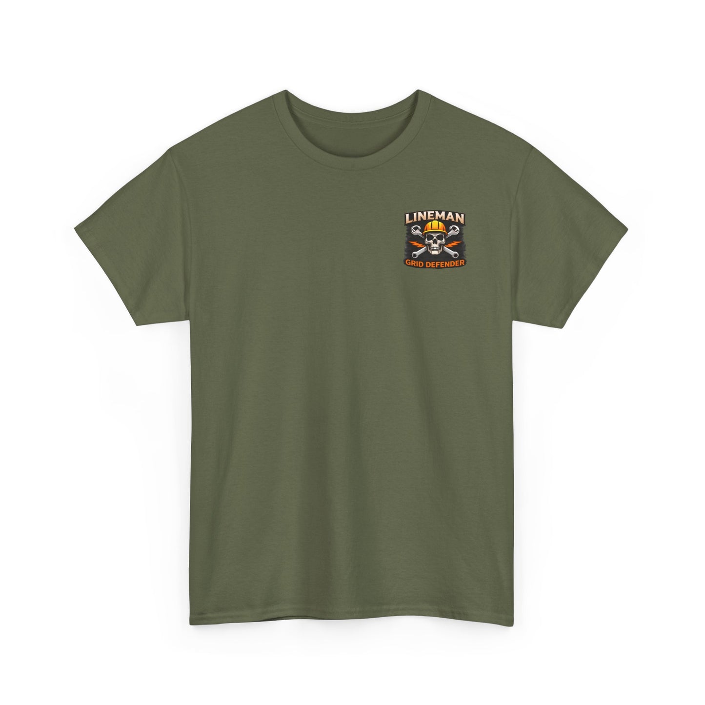 Lineman-Built to work-Born to climb Unisex Heavy Cotton Tee