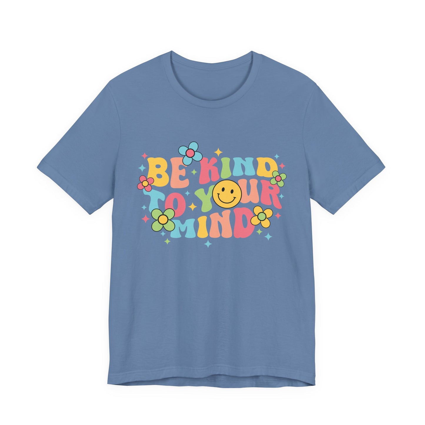 Be Kind to Your Mind T-Shirt — Retro Smile Mental Health Awareness Tee