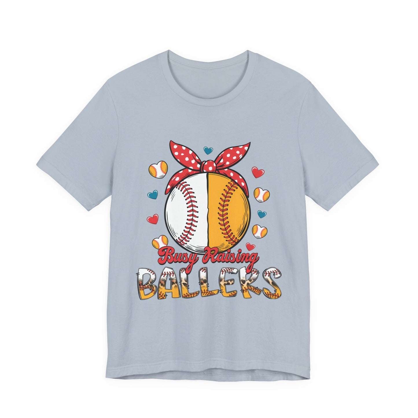 Busy Raising Ballers Baseball Tee