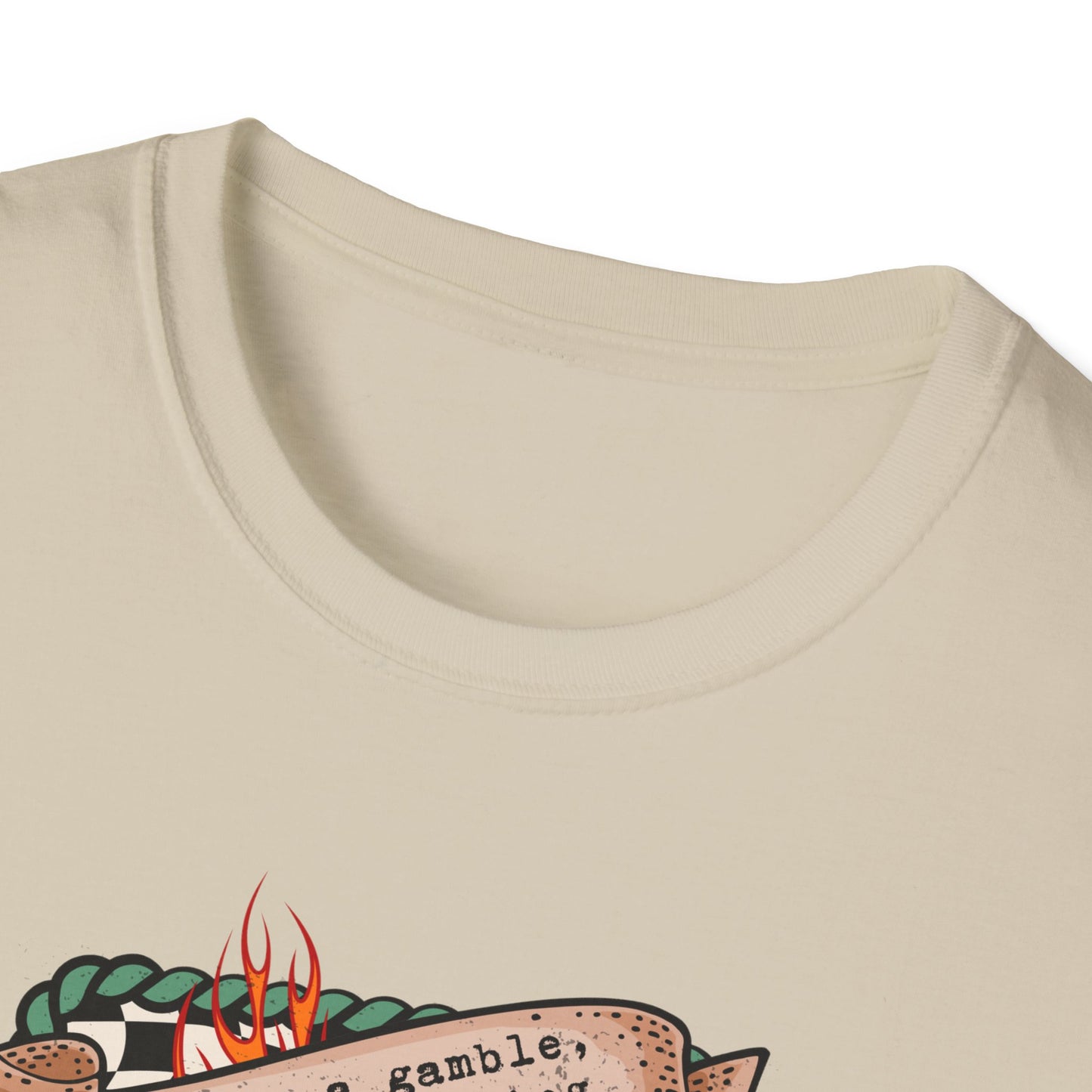 Casino Night Graphic T-Shirt — Aces, Dice & Retro Gaming Design