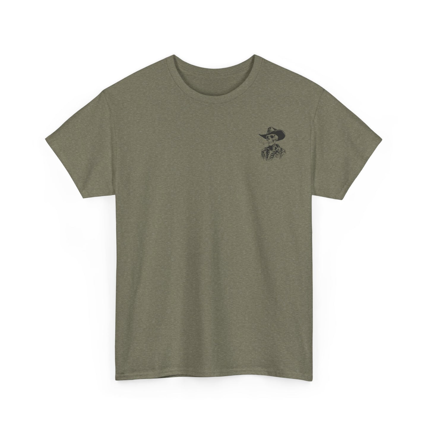 Skeleton Cowboy T-Shirt — Western Skull Graphic Tee