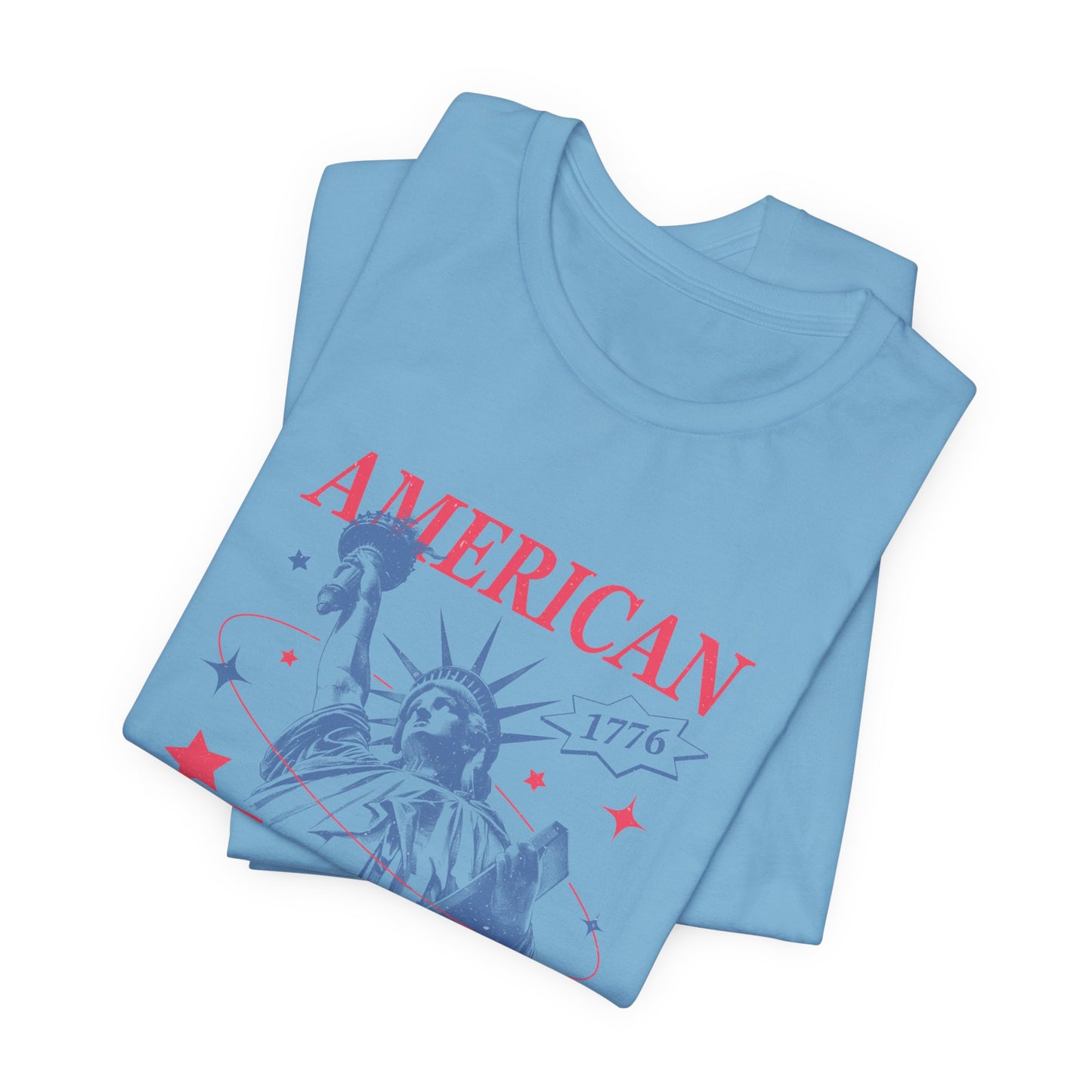 Liberty 'Land of the Free' T‑Shirt — Statue of Liberty Patriotic 1776 Tee