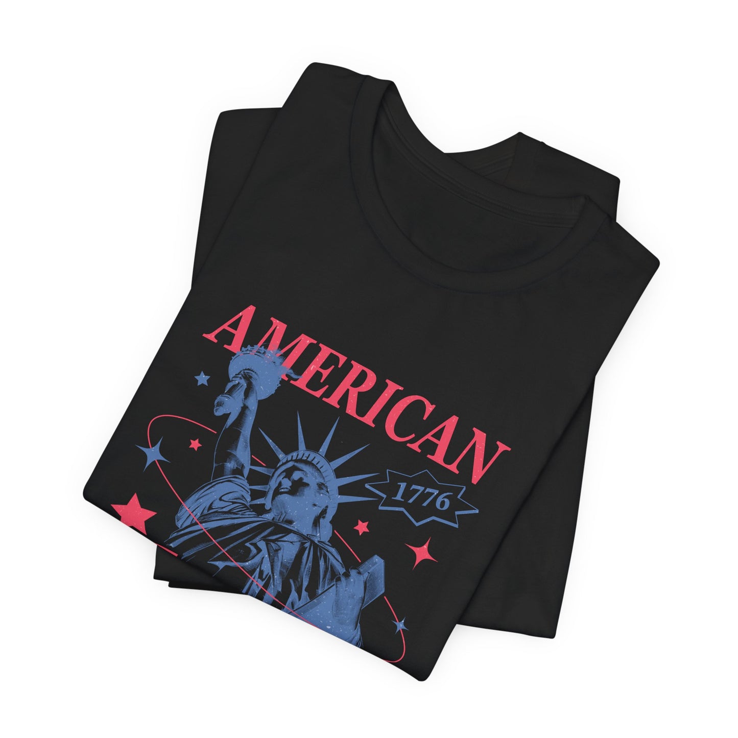 Liberty 'Land of the Free' T‑Shirt — Statue of Liberty Patriotic 1776 Tee