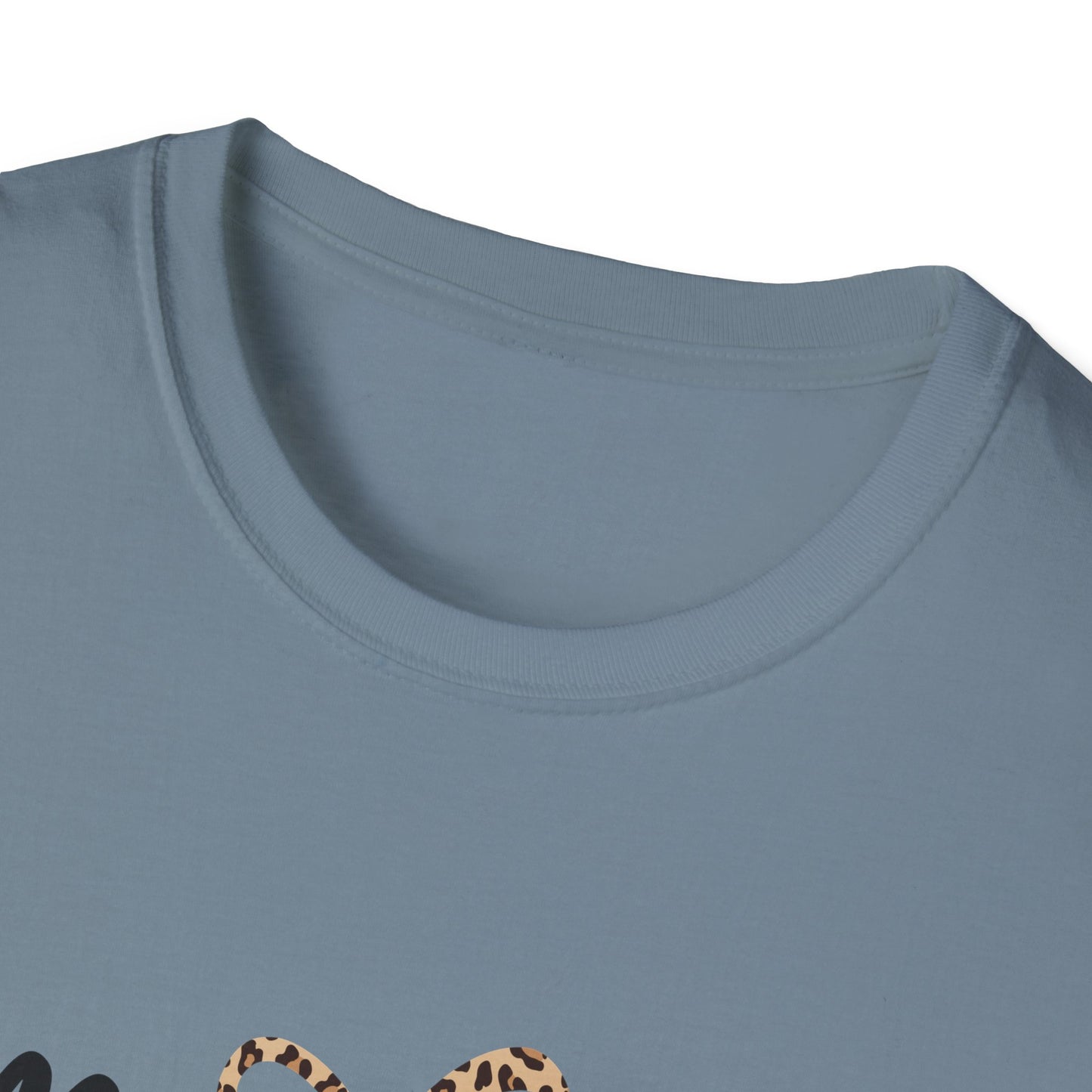 Teacher Graphic Tee — "I'm Literally Just a Teacher" Leopard Bow