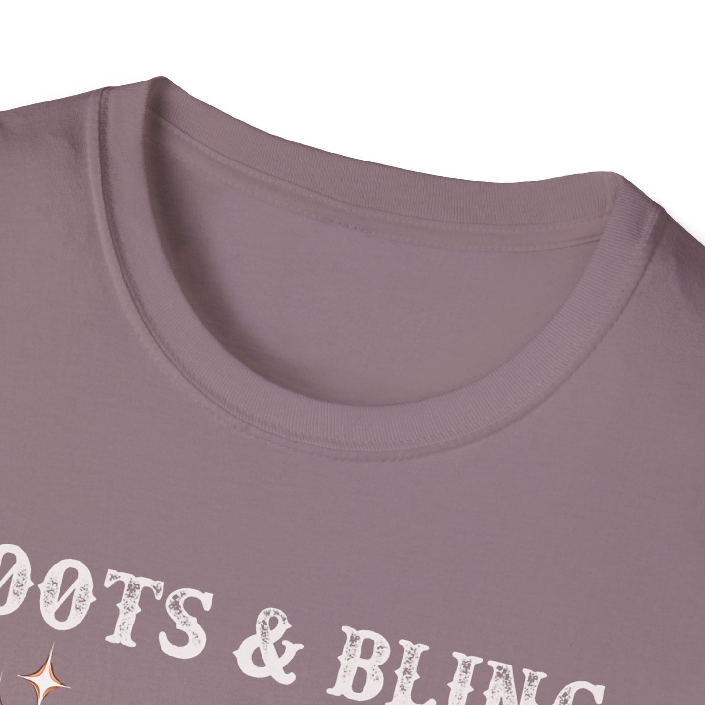 Cowgirl T-Shirt — "Boots & Bling" Floral Western Tee