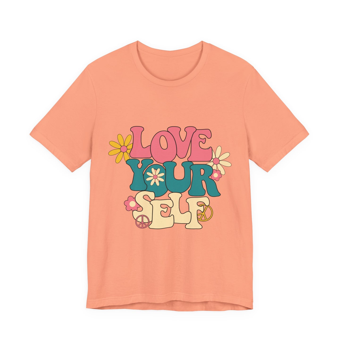 Love Your Self Retro Floral Tee