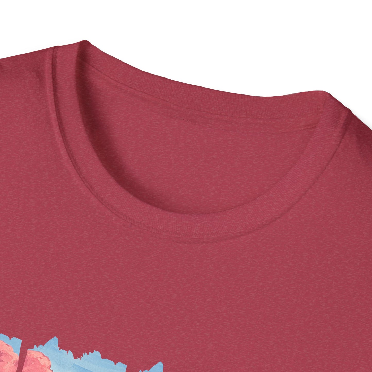 Scenic Mountain Sunset T-Shirt — Wildflower Valley Landscape Tee