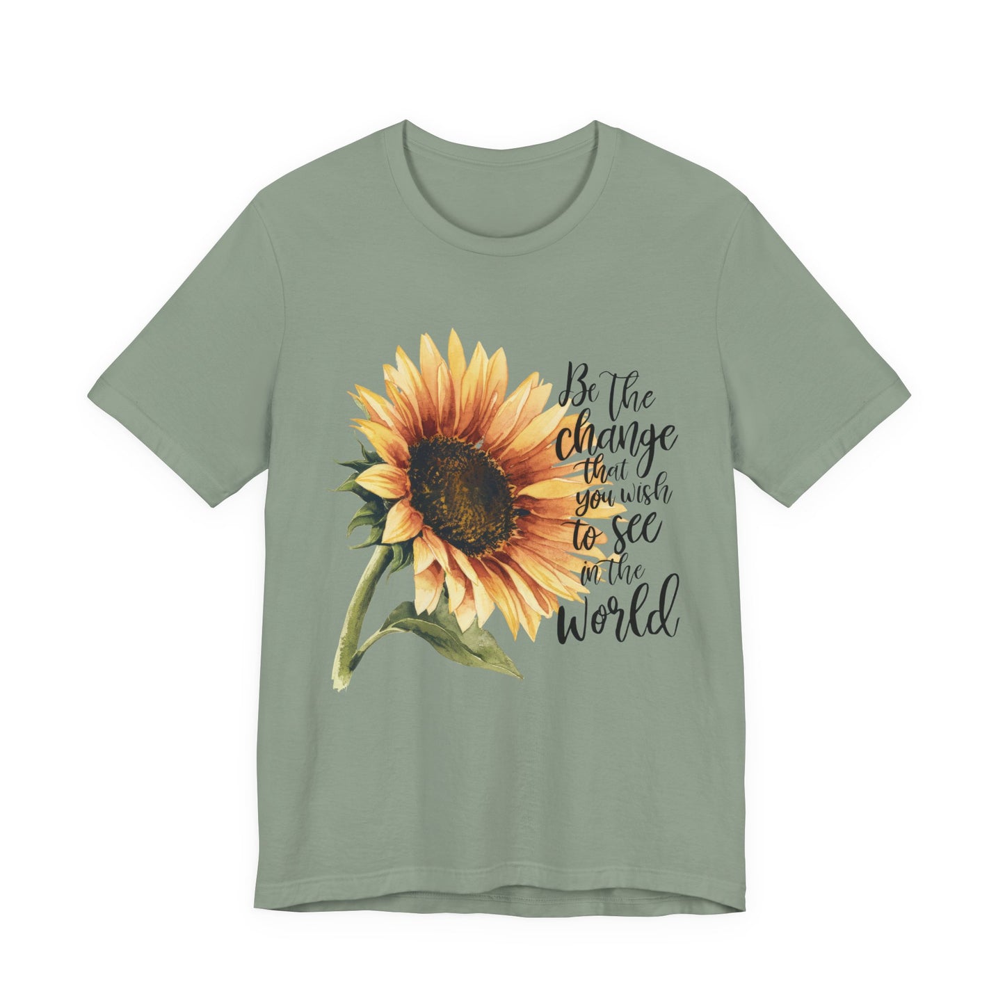 Sunflower "Be the Change" T‑Shirt