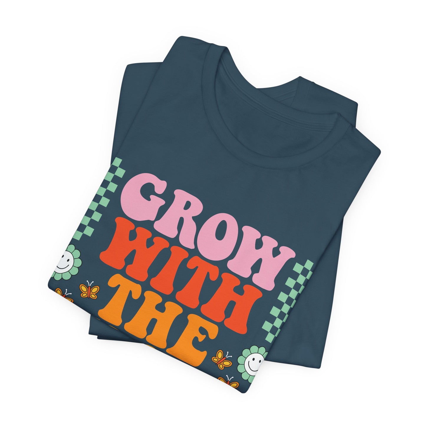 Grow With The Flow Retro Floral T-Shirt