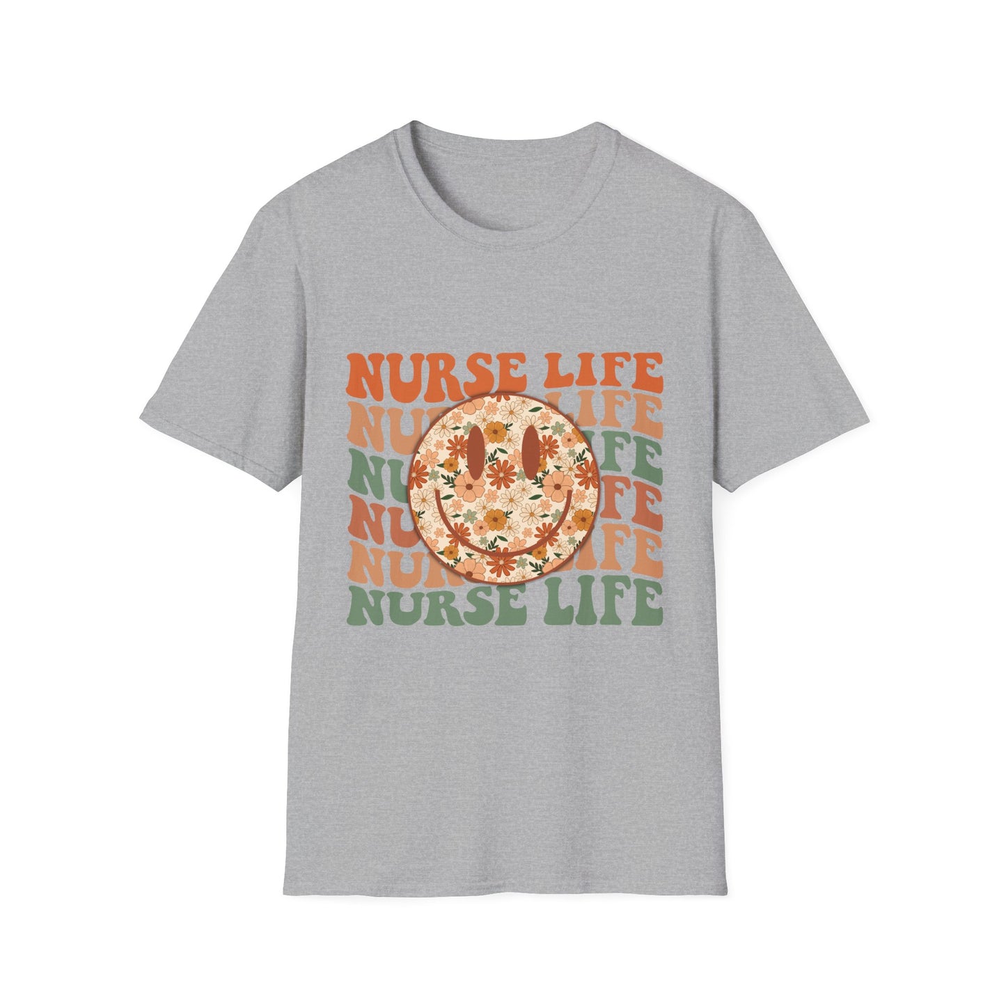 Nurse Life Floral Pizza T-Shirt