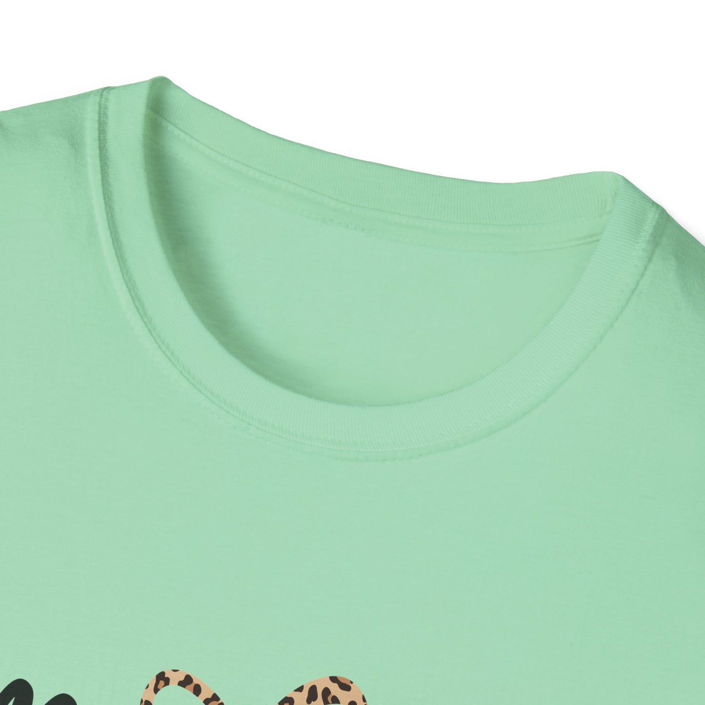 Teacher Graphic Tee — "I'm Literally Just a Teacher" Leopard Bow