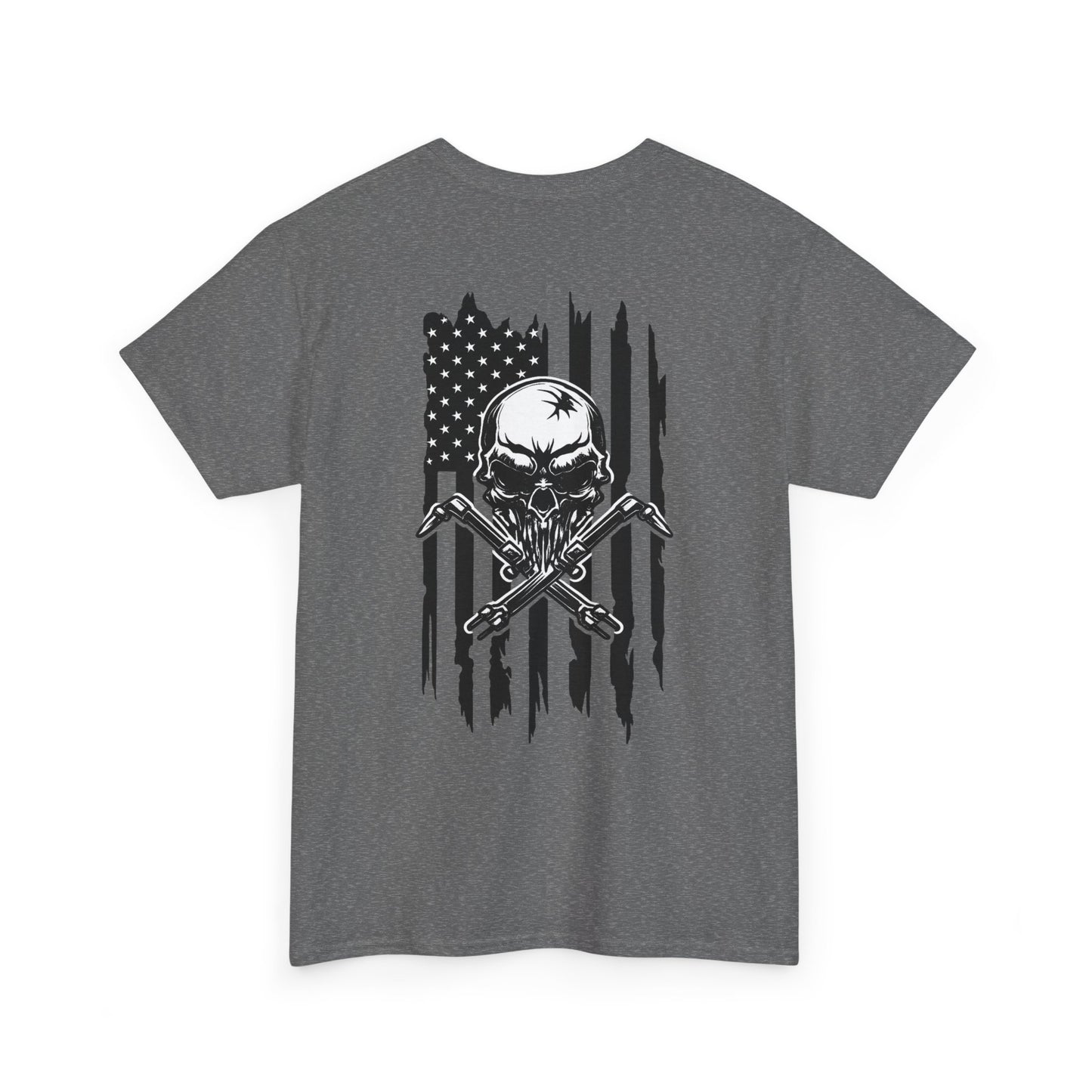 Welding “Hood Life” American Flag Tee
