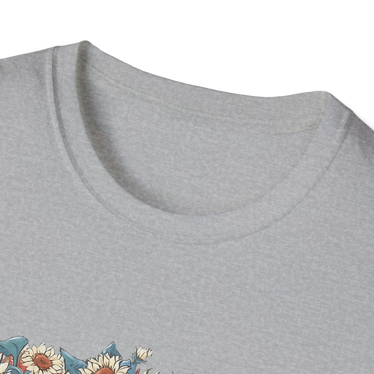 Patriotic Sunflower Cowboy Boots T-Shirt