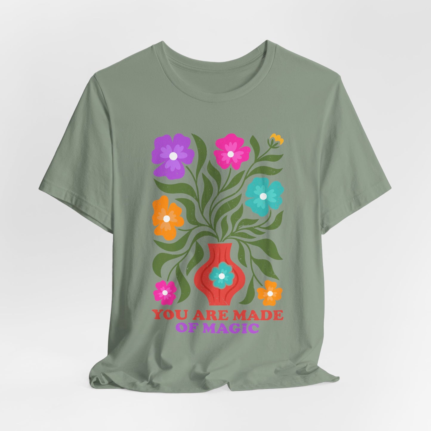 Floral 'You Are Made of Magic' Tee