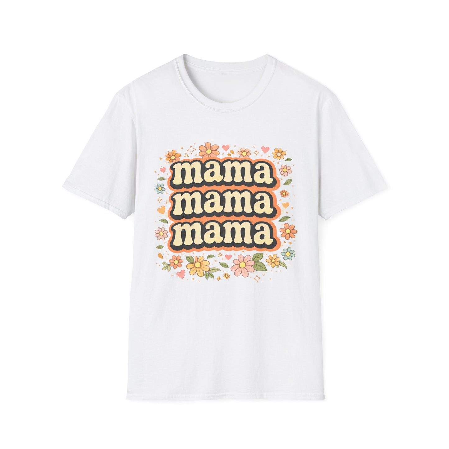 Mama Floral T‑Shirt — Retro Flower Mother's Day Tee