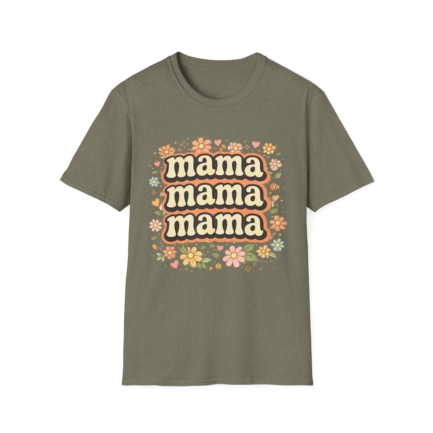 Mama Floral T‑Shirt — Retro Flower Mother's Day Tee