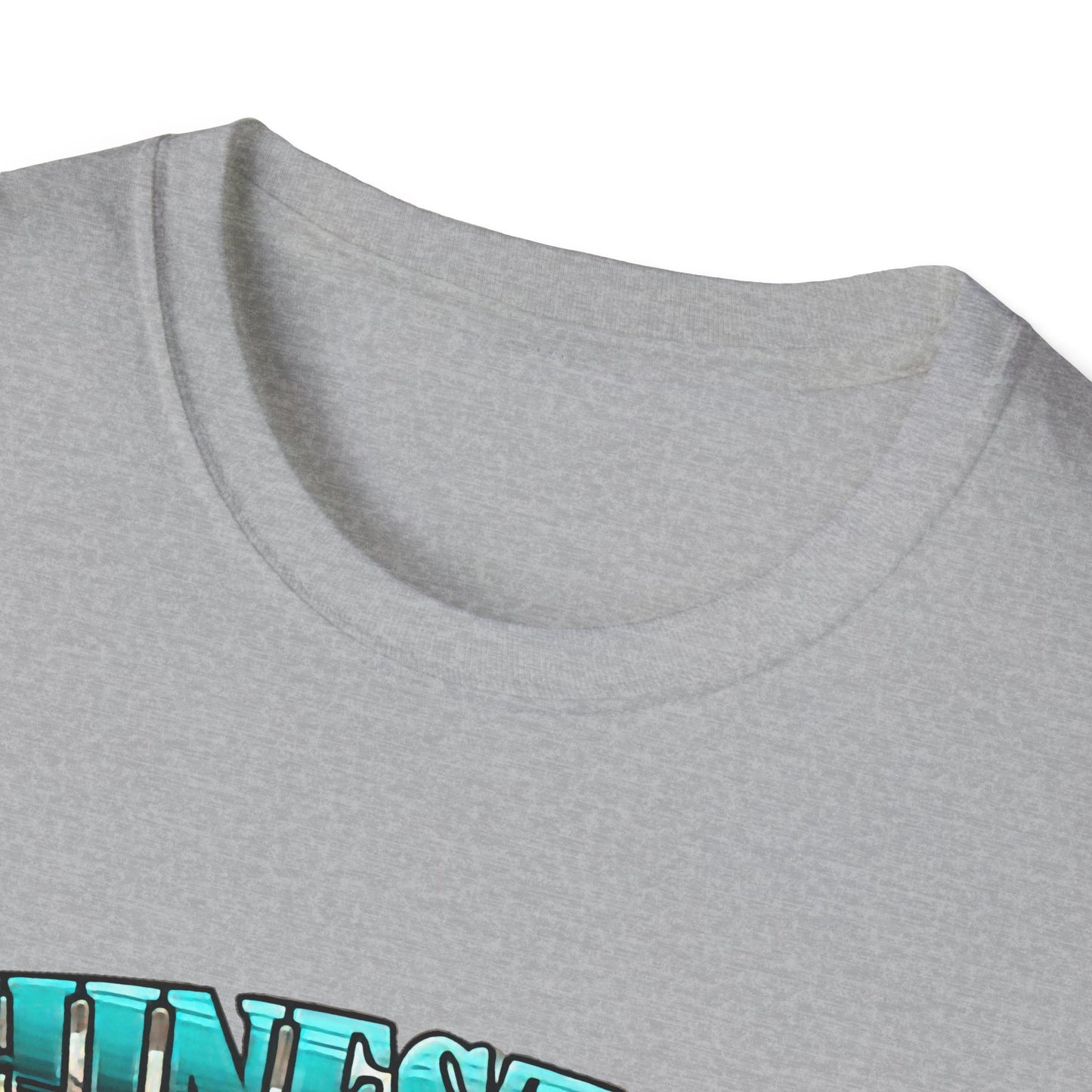 Rhinestone Cowgirl Tee – Turquoise Cowboy Hat on Leopard Print