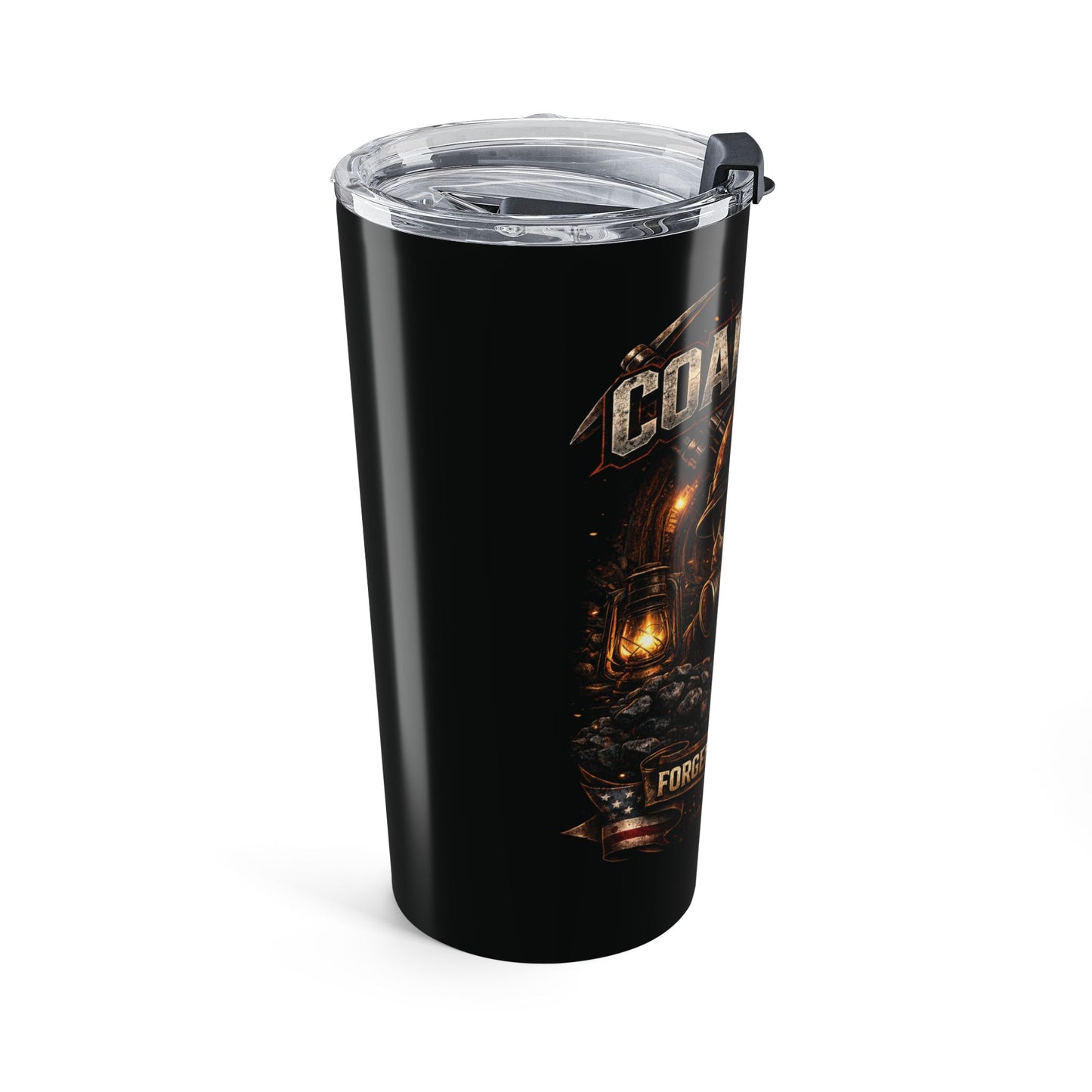 Coal Miner 20oz Tumbler — Forged in the Dark Insulated Travel Cup