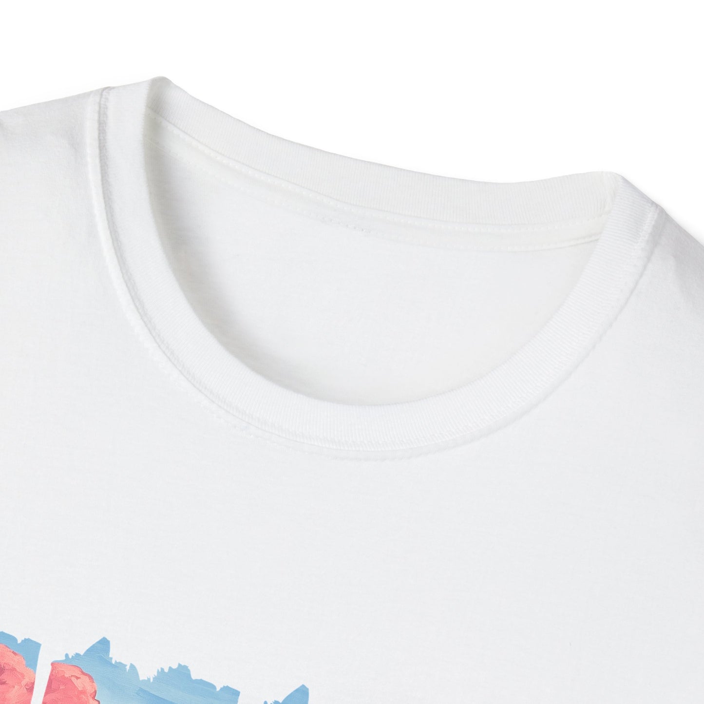 Scenic Mountain Sunset T-Shirt — Wildflower Valley Landscape Tee