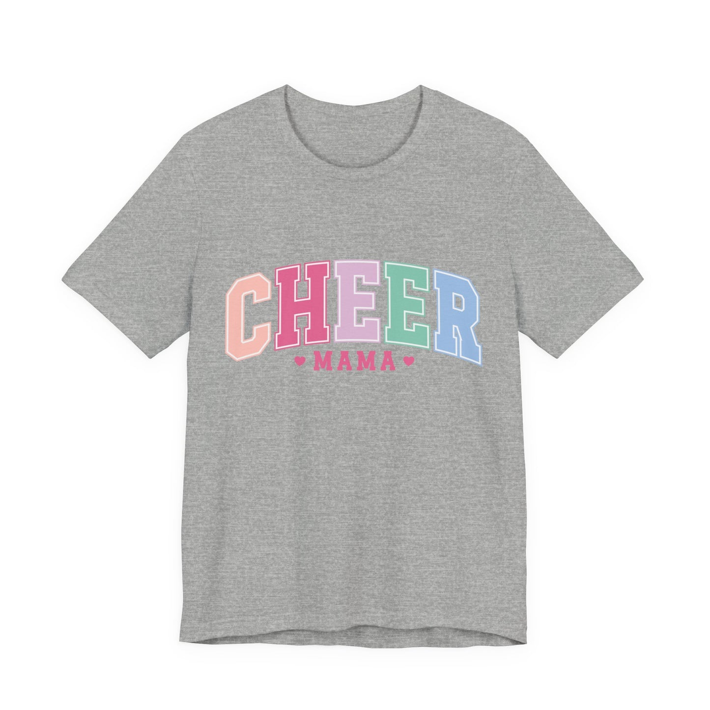 Cheer Mama Pastel Arch T-Shirt — Cheerleading Mom Gift