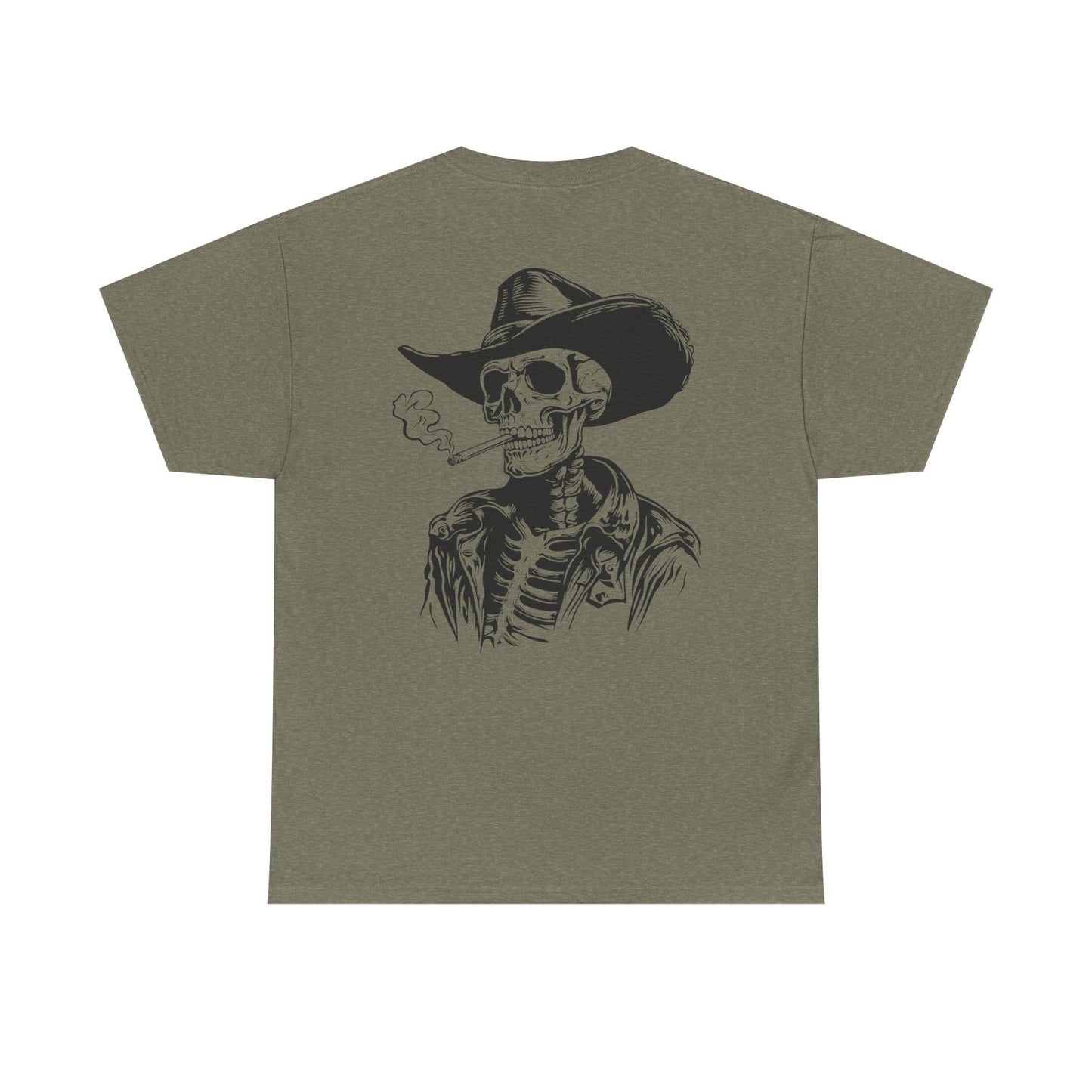 Skeleton Cowboy T-Shirt — Western Skull Graphic Tee