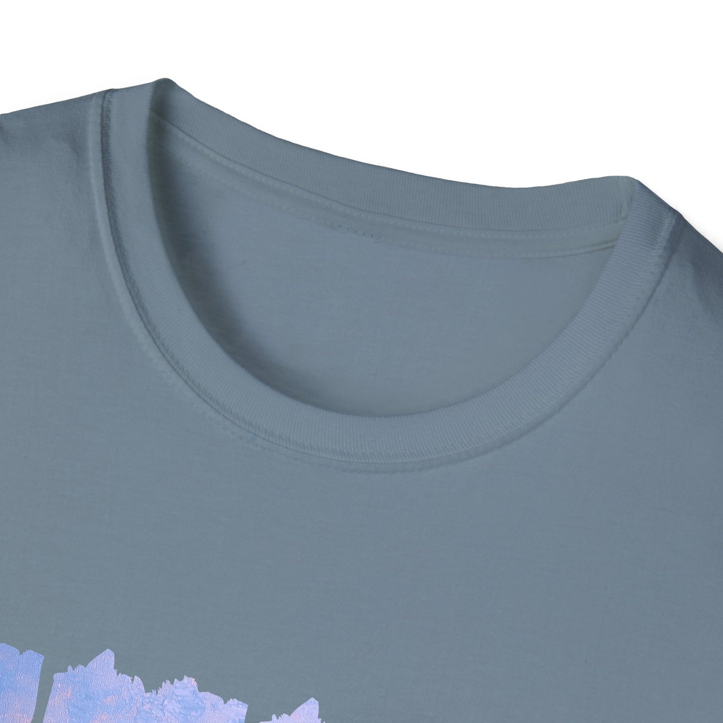 Sunset Ocean Panel T-Shirt — "Pray Without Ceasing" Inspirational Beach Tee